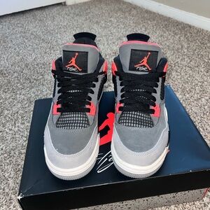 Jordan 4 Retro GS 'Infrared' Sneakers